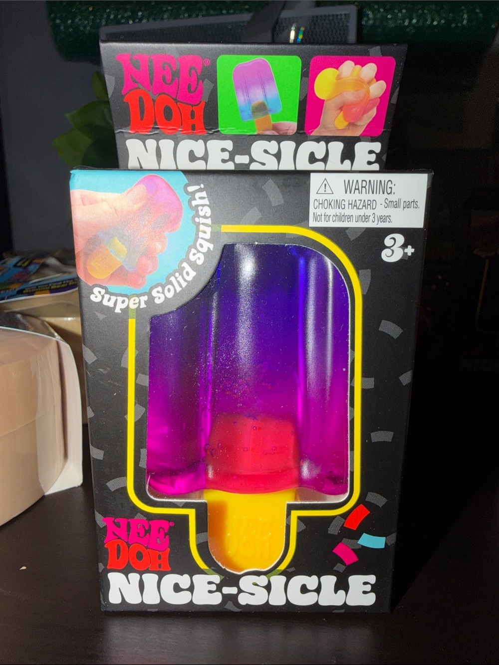 NEEDOH Nice-Sicle Super Solid Squish - Purple, Pink Authentic